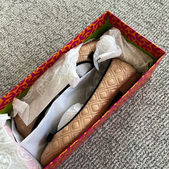 Tory Burch Ballet Flats Marion Quilted North Nappa Size 6.5 and 7 - Picture 14 of 14
